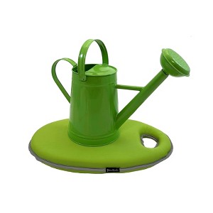 1.2 Gal Metal Watering Can & Memory Foam Kneeling Cushion – Garden & Outdoor Set - 1 of 4