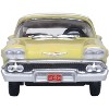 1958 Chevrolet Impala Sport Colonial Cream with Snowcrest White Top 1/87 (HO) Scale Diecast Model Car by Oxford Diecast - 3 of 4