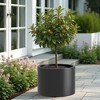 PexFix 15.5" x 20" Heavy Duty Corten Steel Round Raised Garden Bed Black Planter Box for Outdoor Vegetables Flowers Herbs - 3 of 4
