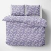 Pointehaven 180 GSM Brushed Soft Cotton Heavy Weight Flannel Printed Oversized Duvet Set - 3 of 4
