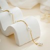 Dainty Y-Shape Lariat Body Chain: 14K Gold Plated Non-Tarnish Layered Necklace & Choker Set for Women - 3 of 4