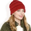 Anna-Kaci Women's Satin-Lined Knit Beanie for Hair Protection and Moisture Retention in a Cozy Slouch Design - 3 of 4