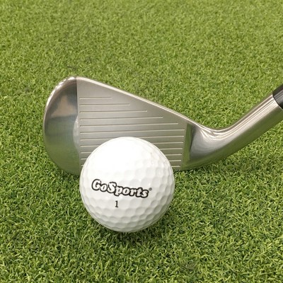 Green Artificial Turf Golf Hitting Mat with Rubber Tees