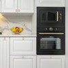 Unique Bargains Zinc Alloy Matte Brushed Finish Rust-resistant Corrosion-resistant Cabinet Knobs - 3 of 4