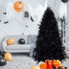 SEVOBAL Party Decorations and Accessories 4ft Black Christmas Tree with White Lights Gift Idea Long-Lasting for Halloween Holiday, Black, 23"*34"*48" - 4 of 4
