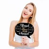 Big Dot of Happiness Funny Elegant Thankful for Friends - Friendsgiving Thanksgiving Party Photo Booth Props Kit - 10 Piece - 2 of 4