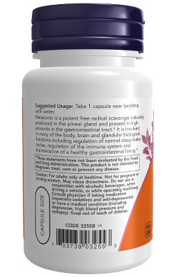 Melatonin 3mg Vegan Gluten-Free Sleep Support Capsules
