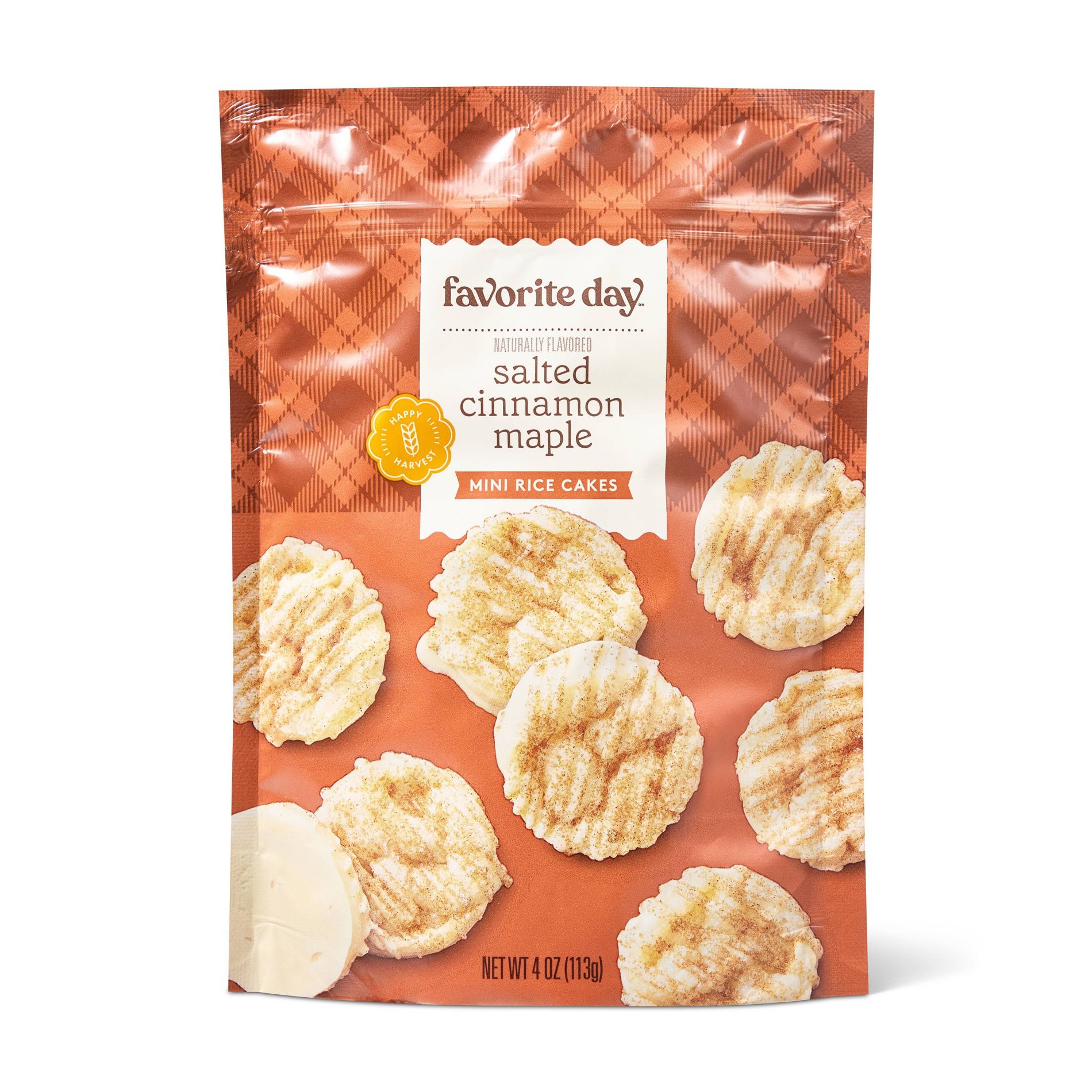 Fall Harvest Mini Maple Salted Rice Cakes - 4oz - Favorite Day™