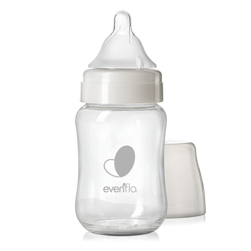 Evenflo 3pk Balance Wide-Neck Anti-Colic Baby Bottles Glass - 6oz, 6 of 12