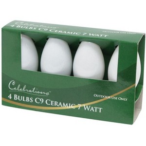 Celebrations UTTY2W11 C9 Ceramic Replacement Bulb, White - 1 of 1