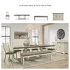 Signature Design by Ashley Casual Bolanburg 65" Dining Bench, Antique Cream/Brown - 4 of 4