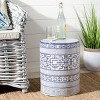 Parri Garden Stool - Indoor/Outdoor - ACS4581 - Blue - 2 of 2