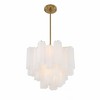 Crystorama Lighting Addis 4 - Light Chandelier in  Aged Brass - 4 of 4