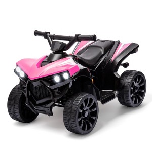 Kids ATV 4-Wheeler  Toy – Electric Quad Car with Simple Foot Pedal Control & Realistic Design for Toddlers - 1 of 4