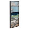 Stupell Industries Cloudy Beach Shore Landscape Layered Ephemera Collage Black Framed Giclee Art - 3 of 4