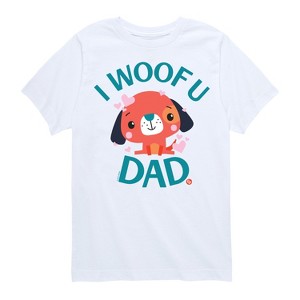 Boys' - Fisher Price - I Woof U Dad Short Sleeve Graphic T-Shirt - 1 of 4
