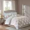 9Pcs Comforter Set, Solid Bedding Set, Cotton Bed Comforter - 2 of 4