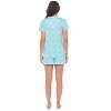 Casual Nights Women's Rayon Printed Short Sleeve Capri Pajama Set - 4 of 4