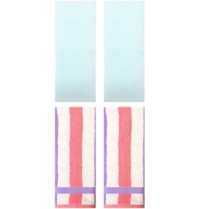 REGALWOVEN 4 Pcs Bathroom Hotel and Spa Waffle Cotton Hand Towels - 1 of 4
