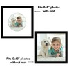 Americanflat 12" x 12" Picture Frame with Mat - Round & Heart Designs - Stylish Decor for Living Rooms, Dorms, Offices & More - 4 of 4