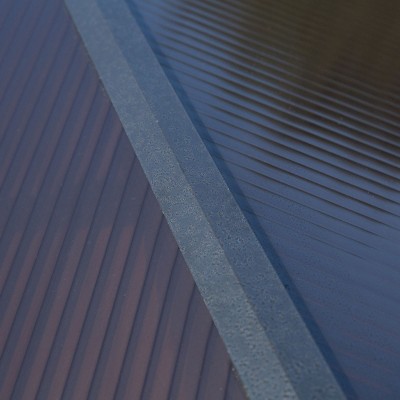 Outsunny 8' x 5' Brown Barbecue Grill Gazebo Tent with Side Shelves