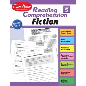 Reading Comprehension: Fiction, Grade 5 Teacher Resource - by  Evan-Moor Educational Publishers (Paperback) - 1 of 1