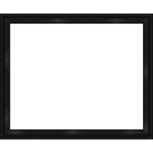 Amanti Art 28"x34" Grand Black Narrow Framed Magnetic Dry Erase Board - 1 of 4