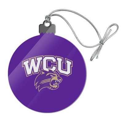 Western Carolina Primary Logo Acrylic Christmas Tree Holiday Ornament