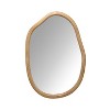 Dolonm Wall Mirror - Wood Framed Abstract Mirror for Living Room, Bathroom, Bedroom Decor - 2 of 4