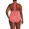 Lands' End Women's Twist Halter Tankini Top - 2 of 3