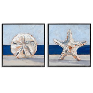 Stupell Industries Sea Life Starfish Seashell Painting, 12" x 12" - 1 of 4