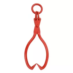 Nature Spring Skidding Tongs With Ring - Red
