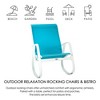 Kozyard Outdoor Patio Rocking Sling Chair – Featuring a Powder-Coated Aluminum Frame and Breathable Mesh Fabric, Ideal for Patio, Porch, Yard - 4 of 4