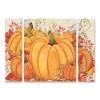 Trademark Fine Art -Jean Plout 'Fall Pumpkins' Multi Panel Art Set Large - 2 of 3