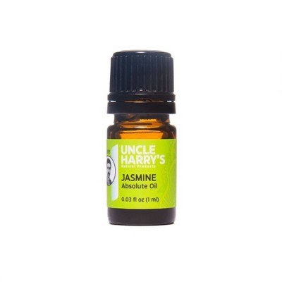 Uncle Harry's Jasmine Absolute Oil, for Uplifting, Sense Stimulating Home Aromatherapy and DIY Aromatic Projects, 1 ml