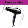 Morfone Black 12-piece Hair Dryer Set. Hair Styling Tools Equipped With Accessories Such As Combs, Clips, And Hair Dryers. As A Gift Set. - 2 of 4