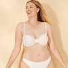 Women's Crochet Underwire Bikini Top - Shade & Shore™ Cream - 4 of 4