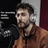 OneOdio Pro10 Wired Over Ear Headphones Hi-Res Studio Monitor & Mixing DJ and 1/4 to 3.5mm Jack for AMP Computer Recording Podcast Guitar (Sliver) - 4 of 4