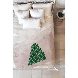 Daily Regina Designs Winter Market 05 Festive Christmas Fleece Throw Blanket -Deny Designs - 1 of 2