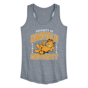 Women's - Garfield - Varsity Graphic Racerback Tank - 1 of 4