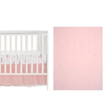  Lambs & Ivy Floral Garden Watercolor/Pink Linen 5-Piece Baby  Crib Bedding Set : Baby