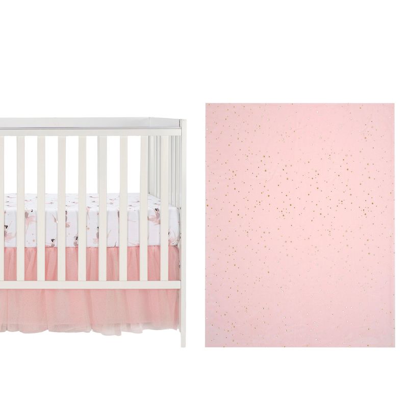 Lambs & Ivy Ballerina Baby 3-Piece Infant Nursery Baby Crib Bedding Set - Pink, 1 of 10