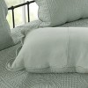 SEVOBAL Daybed Cover Set Quilted Cover Daybeds Pre-Washed Cotton Filled Coastal Bedding Scallop Edge Shams Bedskirt Pillow - 4 of 4