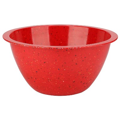 Zak Designs Confetti 7.5 quart Mixing Bowl, Red