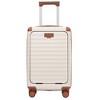 Whisen 5-Piece ABS Luggage Set with 3 Different Size Front Opening Suitcases and 2 Toiletry Bags, USB Port, Cup Holder, TSA Lock - 3 of 4