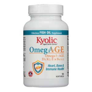 Kyolic Omeg.A.G.E. Fish Oil Supplement - 90 Softgels - 1 of 1