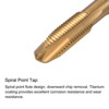 Unique Bargains 6542 High Speed Steel Titanium Plated Spiral Point Thread Tap and Twist Drill Bit Set - 3 of 4