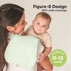 KeaBabies 5pk Urban Baby Burp Cloths, Organic Burping Cloth for Babies, Burp Rags for Baby Girls, Boys - 3 of 4