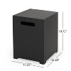 GDFStudio Jasmine Outdoor Iron Propane Tank Cover - 3 of 4