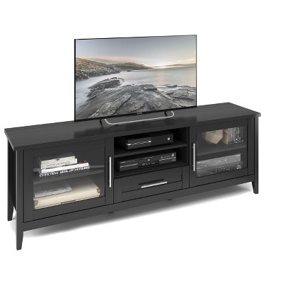 Jackson Extra Wide TV Stand for TVs up to 80" Black - CorLiving